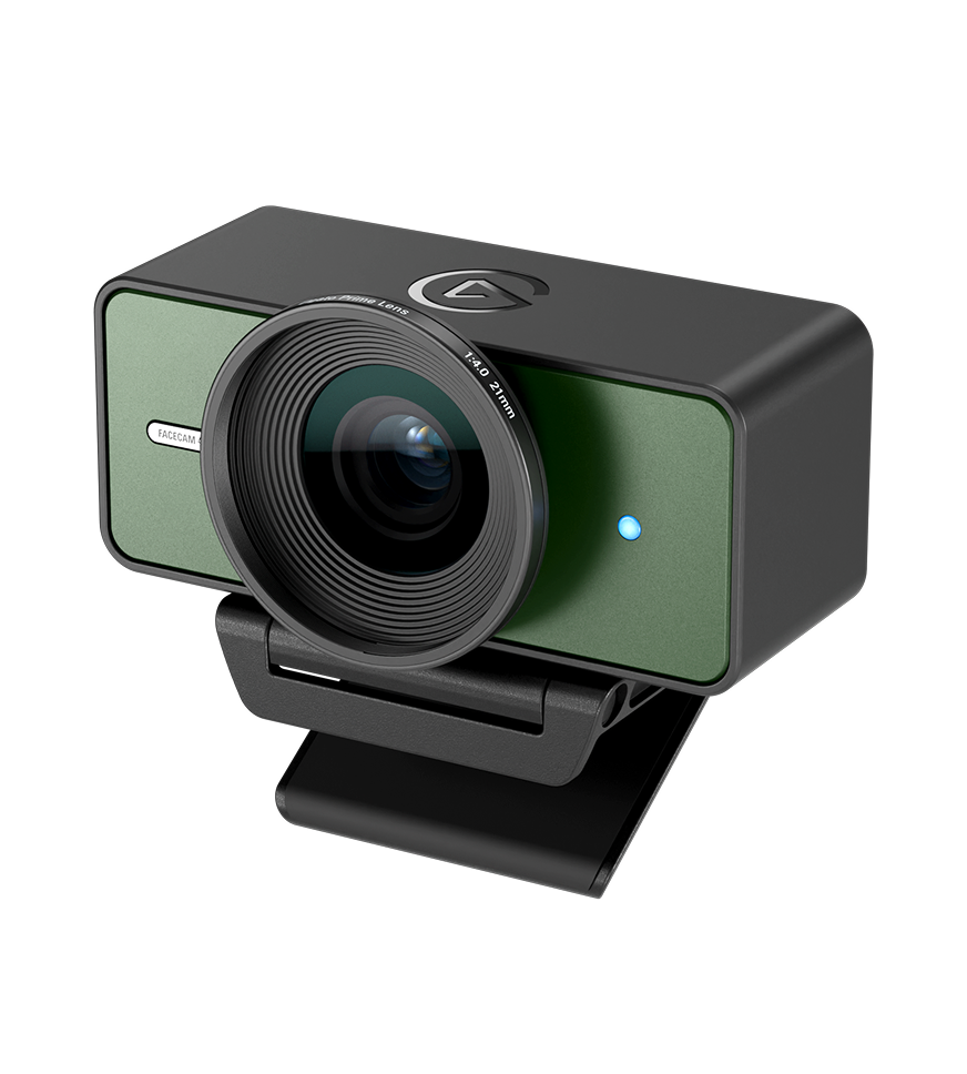 Facecam 4K (Pine) and Green Screen XL Bundle | Elgato